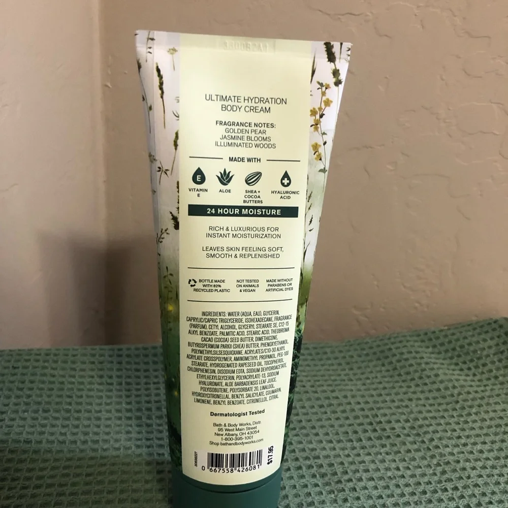 Bath & Body Works Chasing Fireflies Ultimate Hydration Body Cream Shea Tube HTF